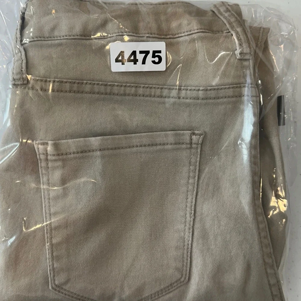 Aeropostale Womens 4 High Waisted Jeggings Beige Skinny Pants Neutral Y2K Casual